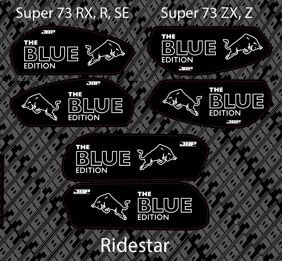 Energy Edition Super 73/Ridestar Battery Decals
